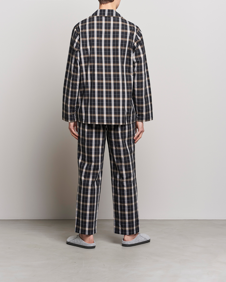 Herre | Pyjamaser og badekåper | BOSS BLACK | Urban Checked Pyjama Set Black/Beige