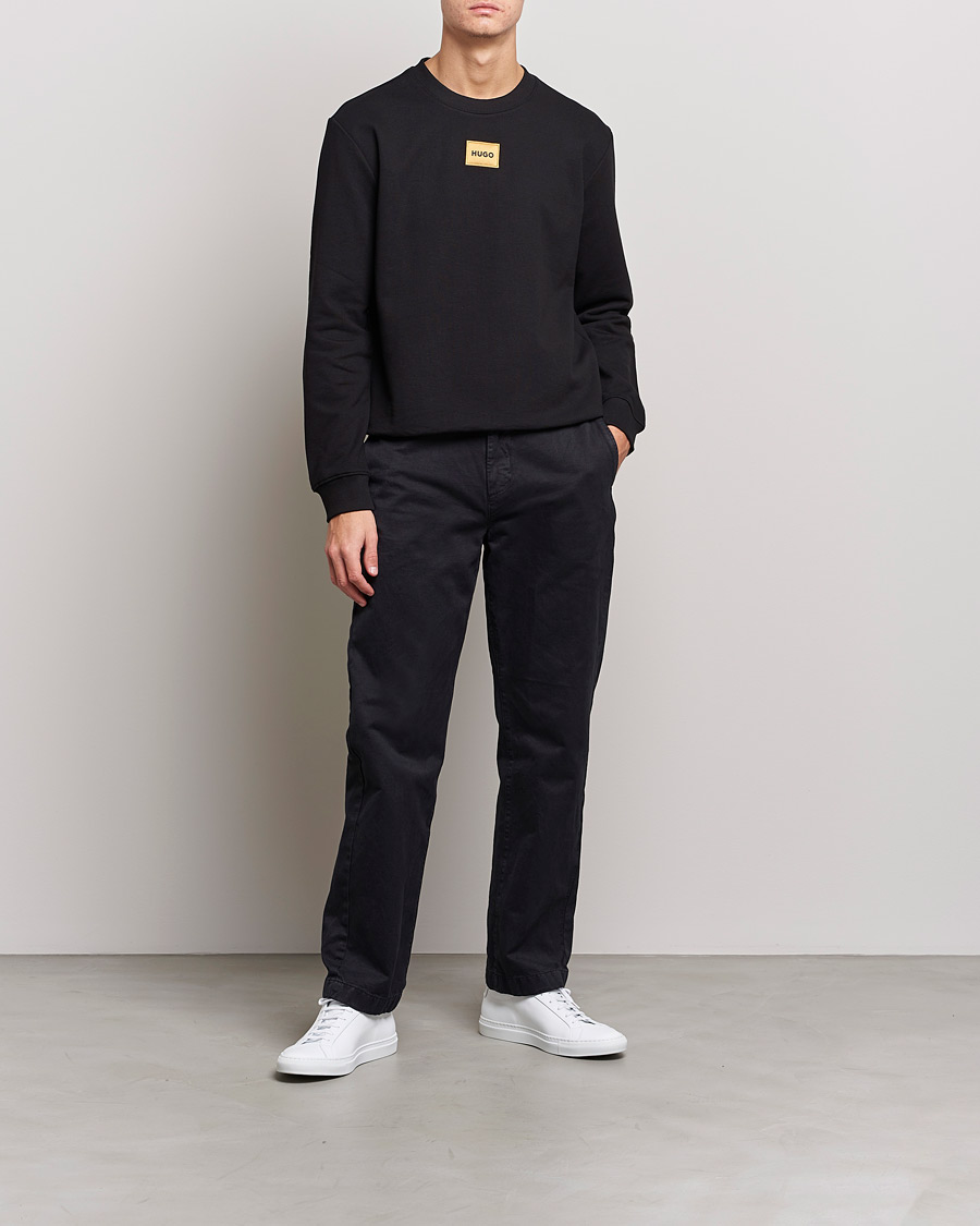 Herre | Gensere | HUGO | Diragol Crew Neck Sweatshirt Black