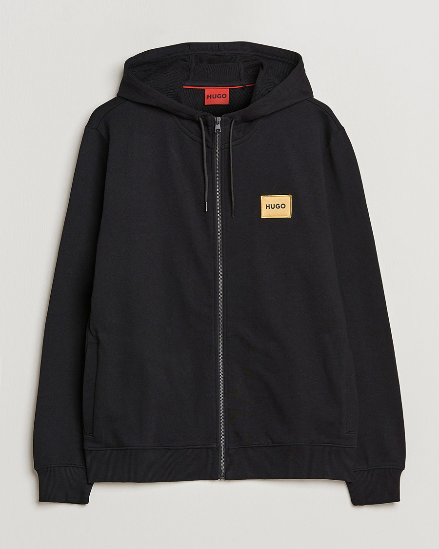 Herre | Gensere | HUGO | Daple Full Zip Hoodie Black