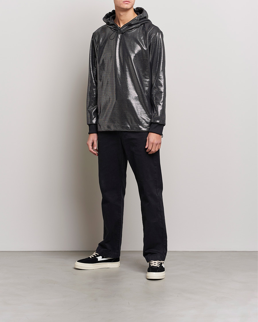 Herre | Gensere | HUGO | Descolar Shiny Hoodie Black