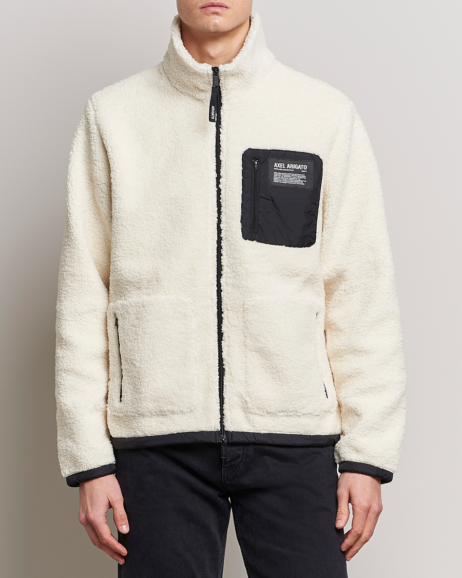 Herre | Avdelinger | Axel Arigato | Billie Fleece Jacket Ecru