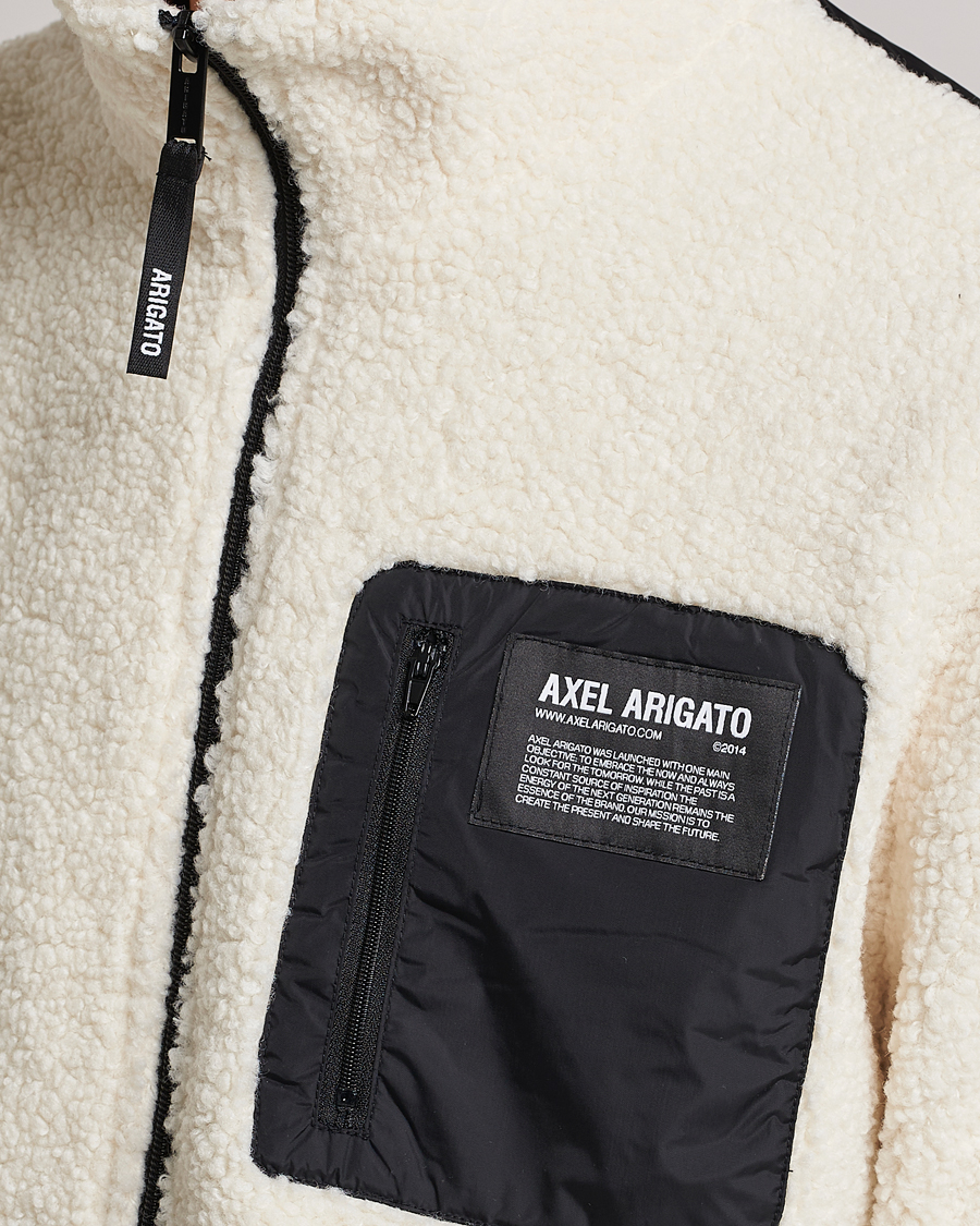 Herre | Gensere | Axel Arigato | Billie Fleece Jacket Ecru