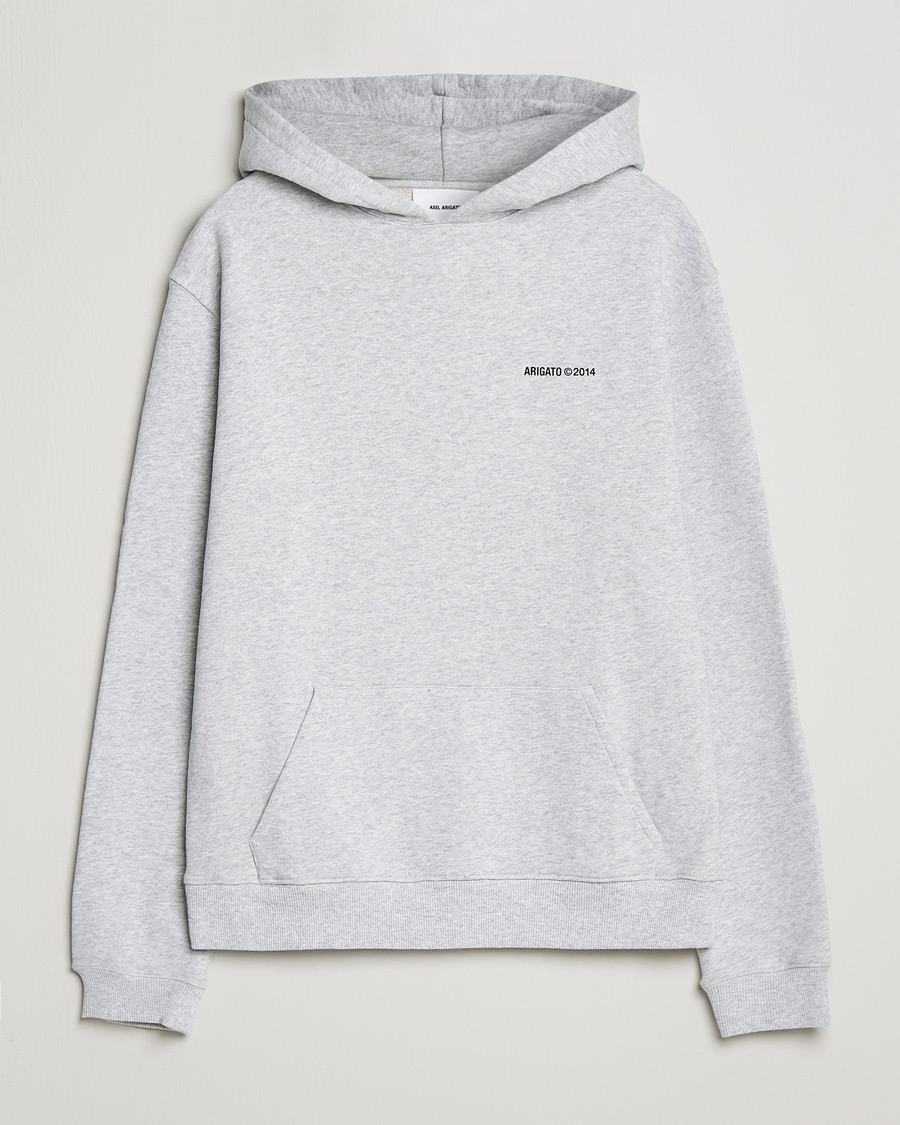 Herre | Gensere | Axel Arigato | Monogram Hoodie Grey Melange