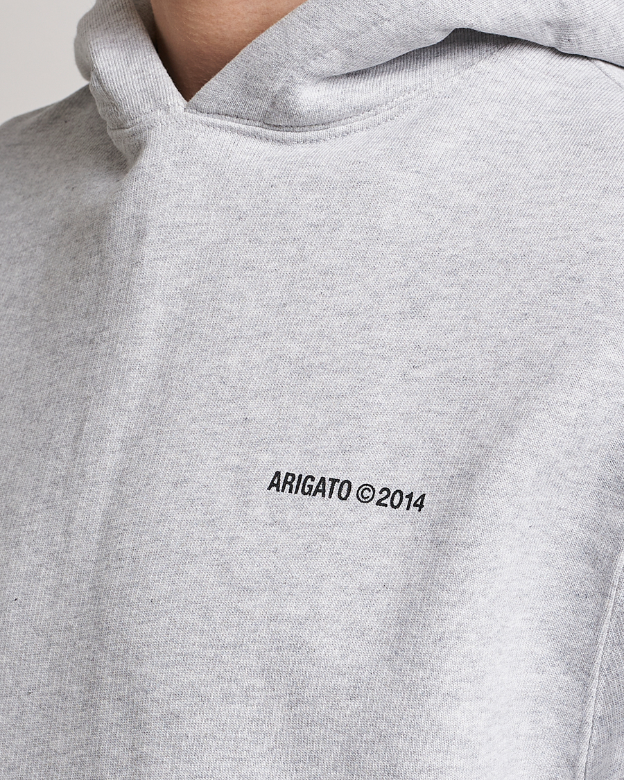 Herre | Gensere | Axel Arigato | Monogram Hoodie Grey Melange