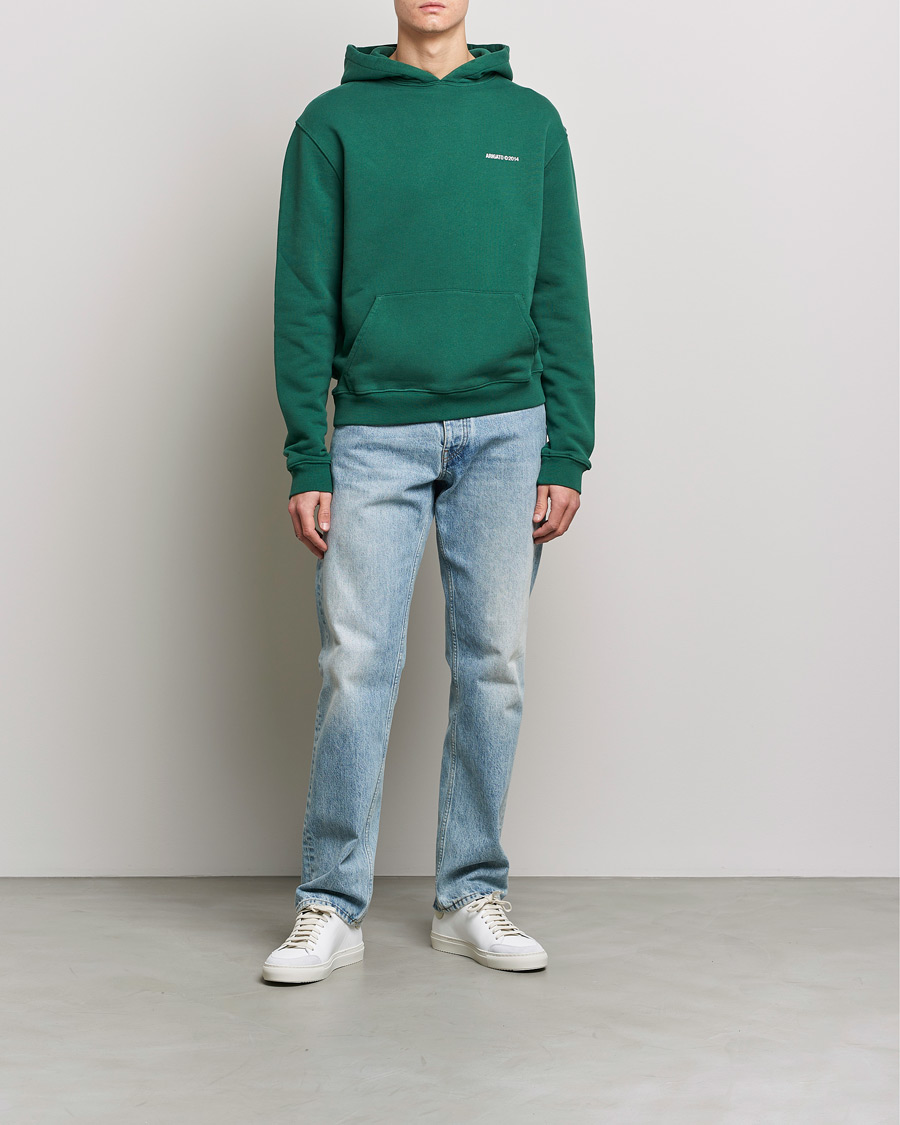 Herre | Gensere | Axel Arigato | Monogram Hoodie College Green