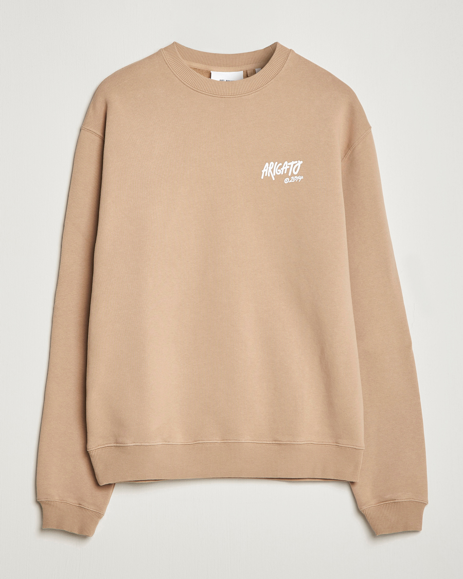 Herre | Gensere | Axel Arigato | Arigato Graffiti Sweatshirt Camel