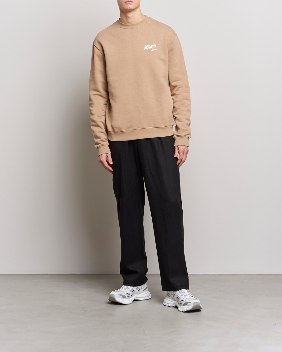 Herre | Gensere | Axel Arigato | Arigato Graffiti Sweatshirt Camel