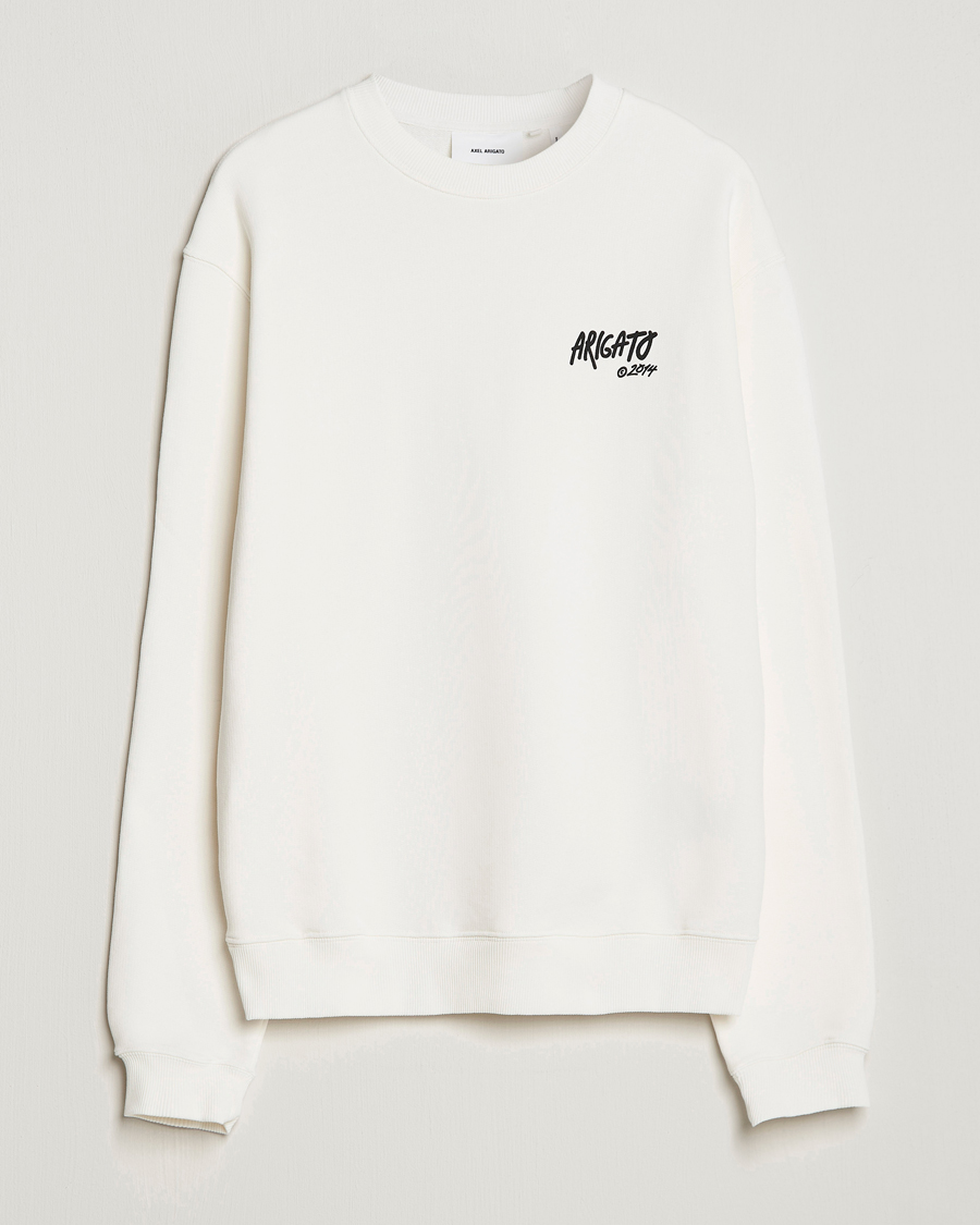 Herre | Gensere | Axel Arigato | Arigato Graffiti Sweatshirt Ecru