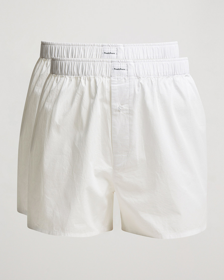 Herre |  | Bread & Boxers | 2-Pack Boxer Shorts White