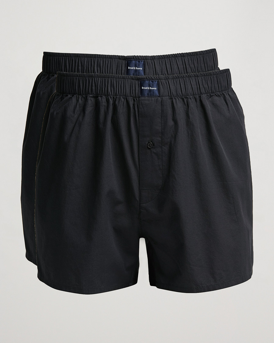 Herre | Undertøy | Bread & Boxers | 2-Pack Boxer Shorts Dark Navy