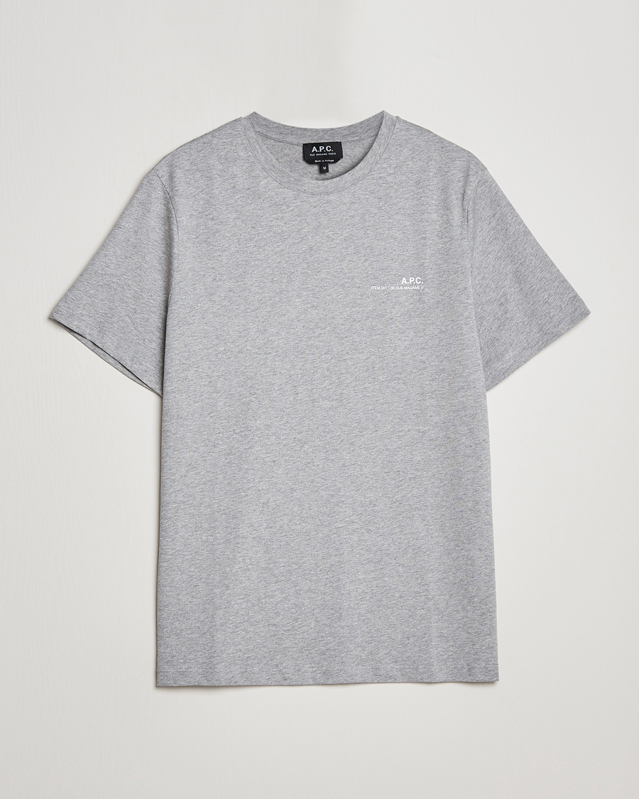 Herre | | A.P.C. | Item T-Shirt Heather Grey