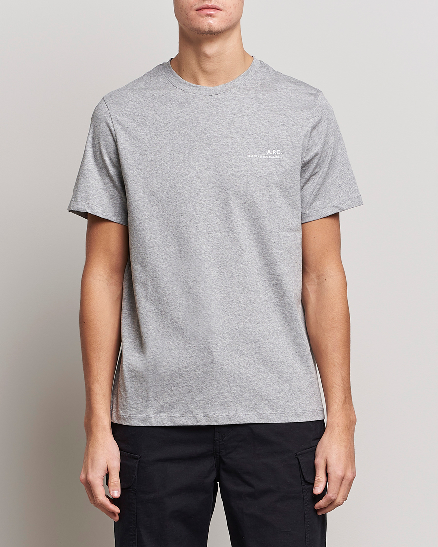Herre | | A.P.C. | Item T-Shirt Heather Grey