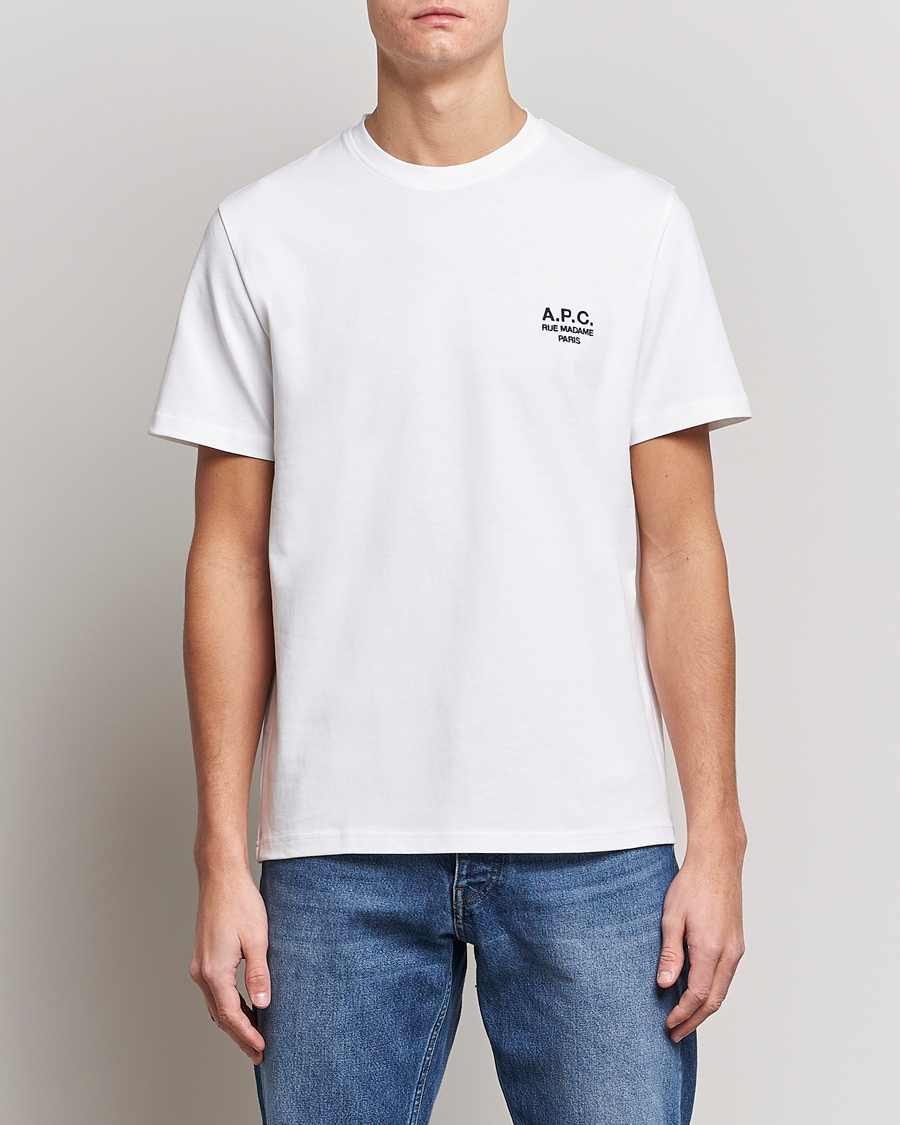 Herre | Hvite t-shirts | A.P.C. | Raymond T-Shirt White
