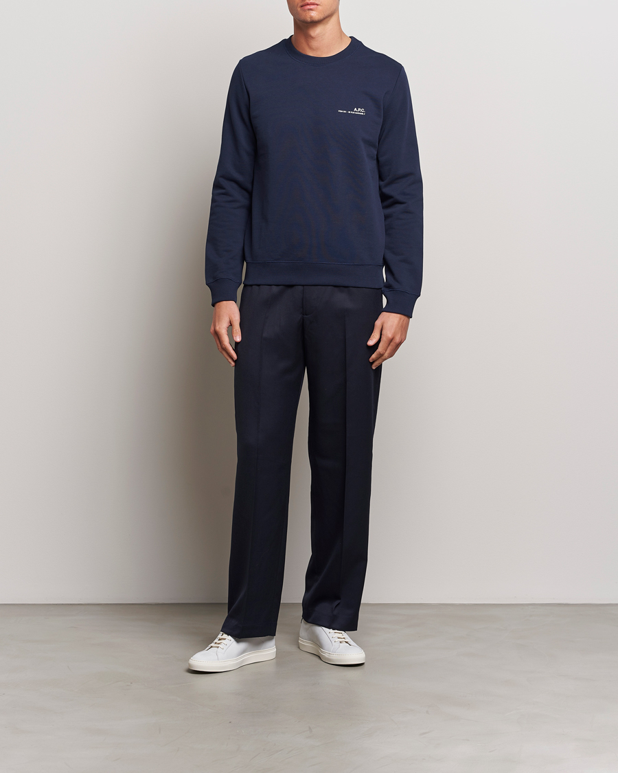 Herre | Gensere | A.P.C. | Item Sweatshirt Navy