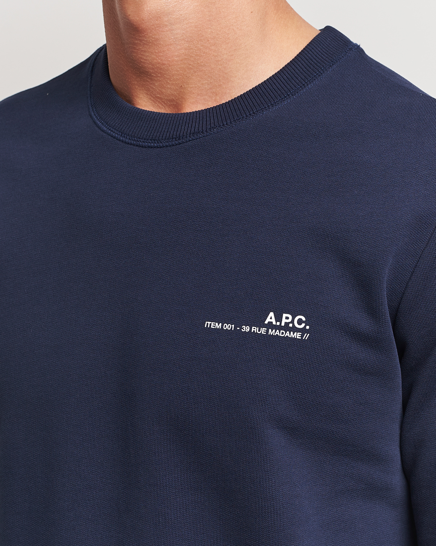 Herre | Gensere | A.P.C. | Item Sweatshirt Navy