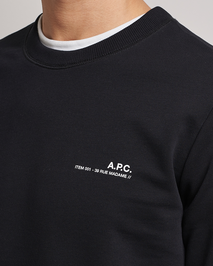 Herre | Gensere | A.P.C. | Item Sweatshirt Black