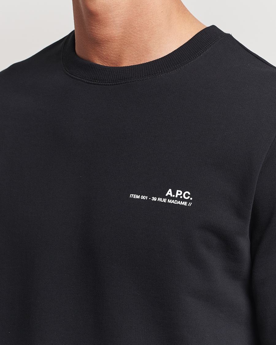 Herre | Gensere | A.P.C. | Item Sweatshirt Black