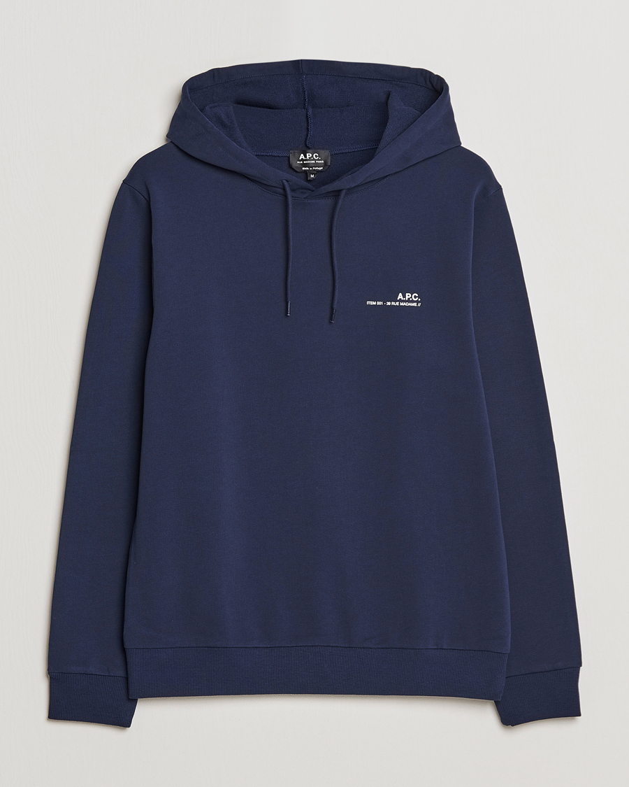 Herre | Gensere | A.P.C. | Item Hoodie Navy