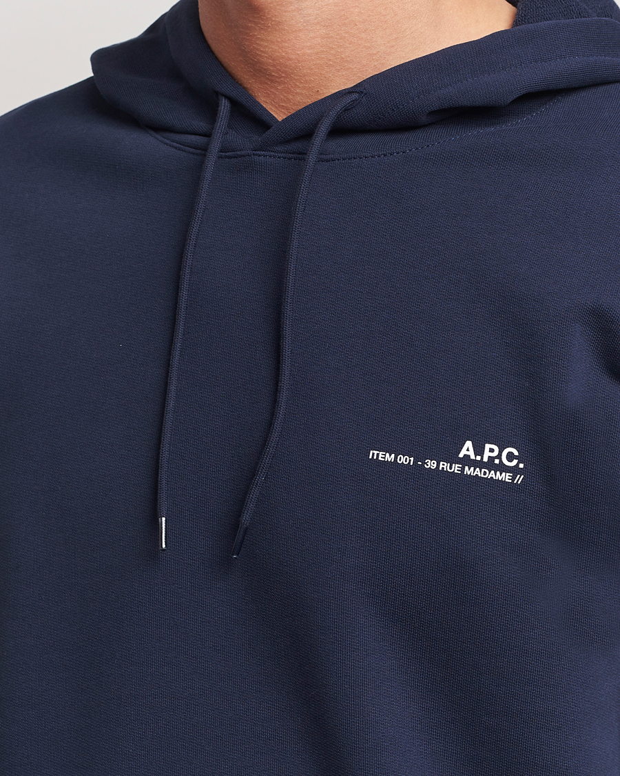 Herre | Gensere | A.P.C. | Item Hoodie Navy