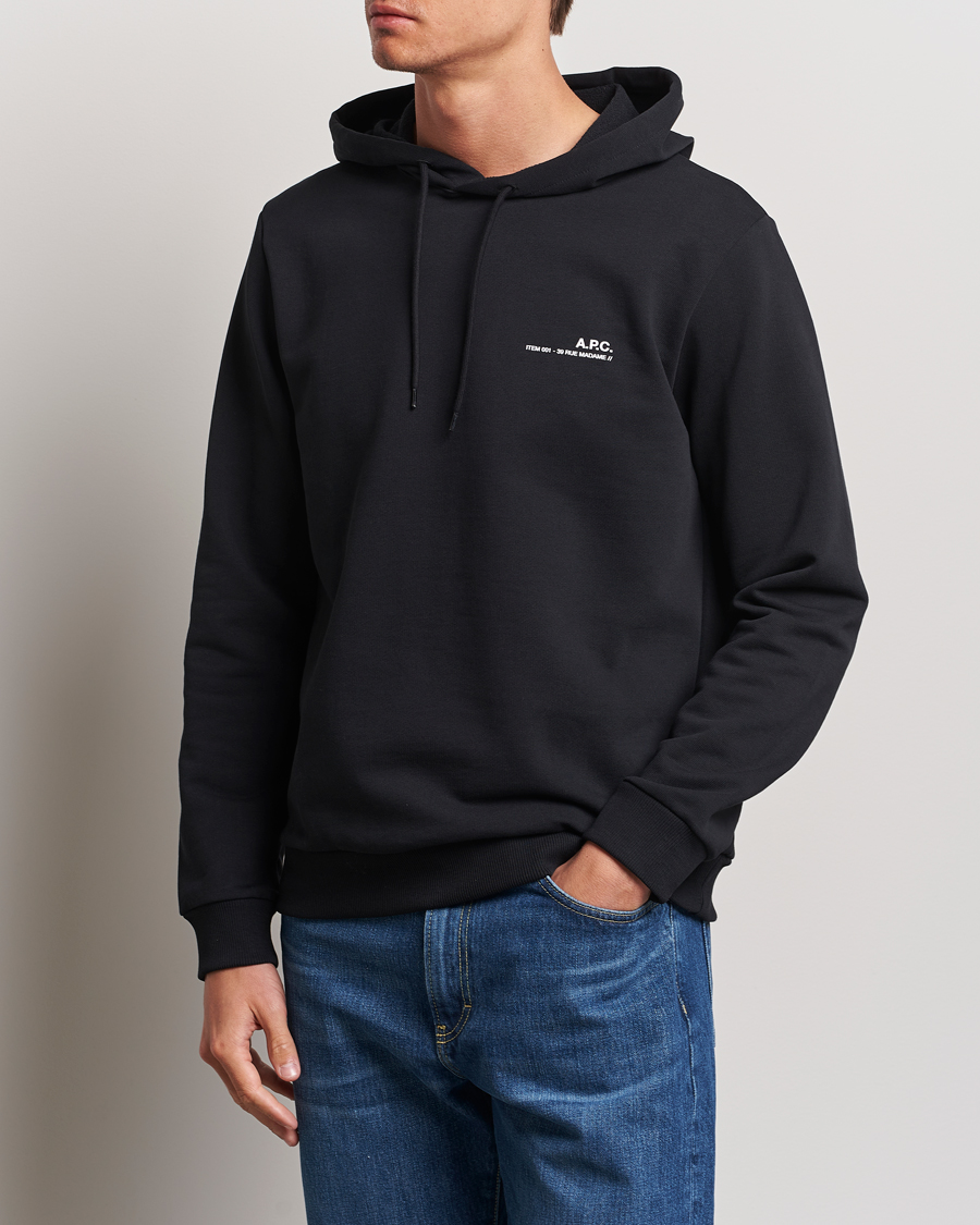 Herre | | A.P.C. | Item Hoodie Black
