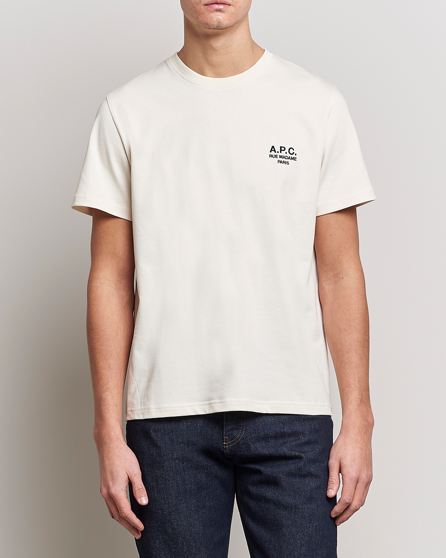 Herre | T-Shirts | A.P.C. | Raymond T-Shirt Off White