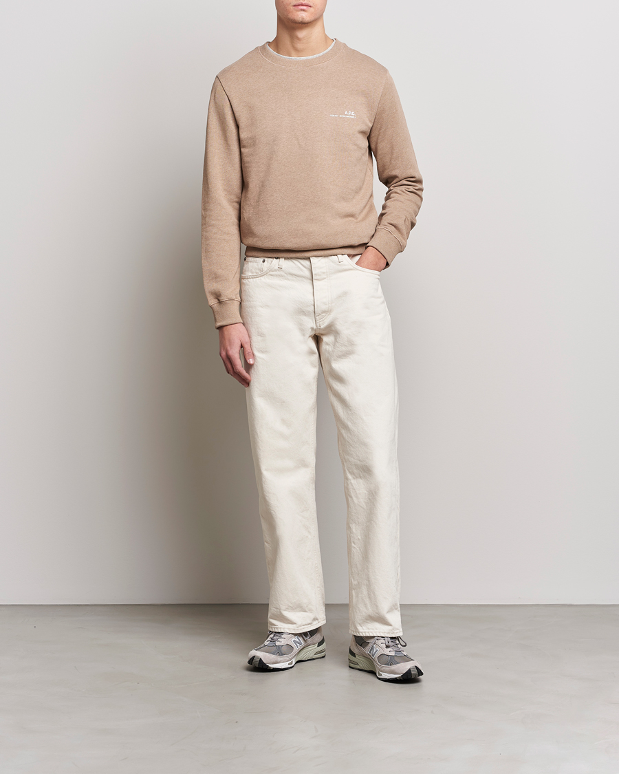 Herre | Gensere | A.P.C. | Item Sweatshirt Heather Beige