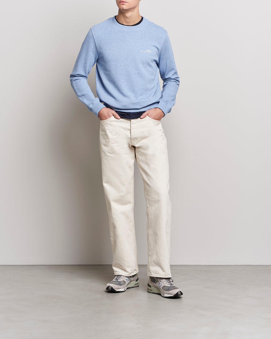 Herre | Gensere | A.P.C. | Item Sweatshirt Bleu Ciel