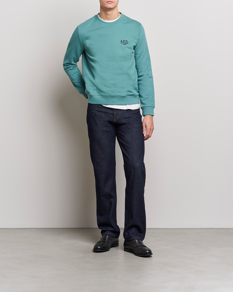 Herre | Gensere | A.P.C. | Rider Sweatshirt Green