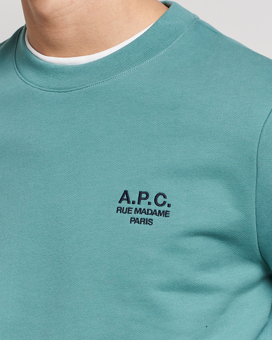 Herre | Gensere | A.P.C. | Rider Sweatshirt Green