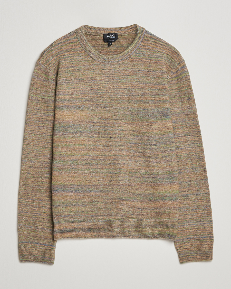 Herre | Gensere | A.P.C. | Degrade Sweater Light Khaki