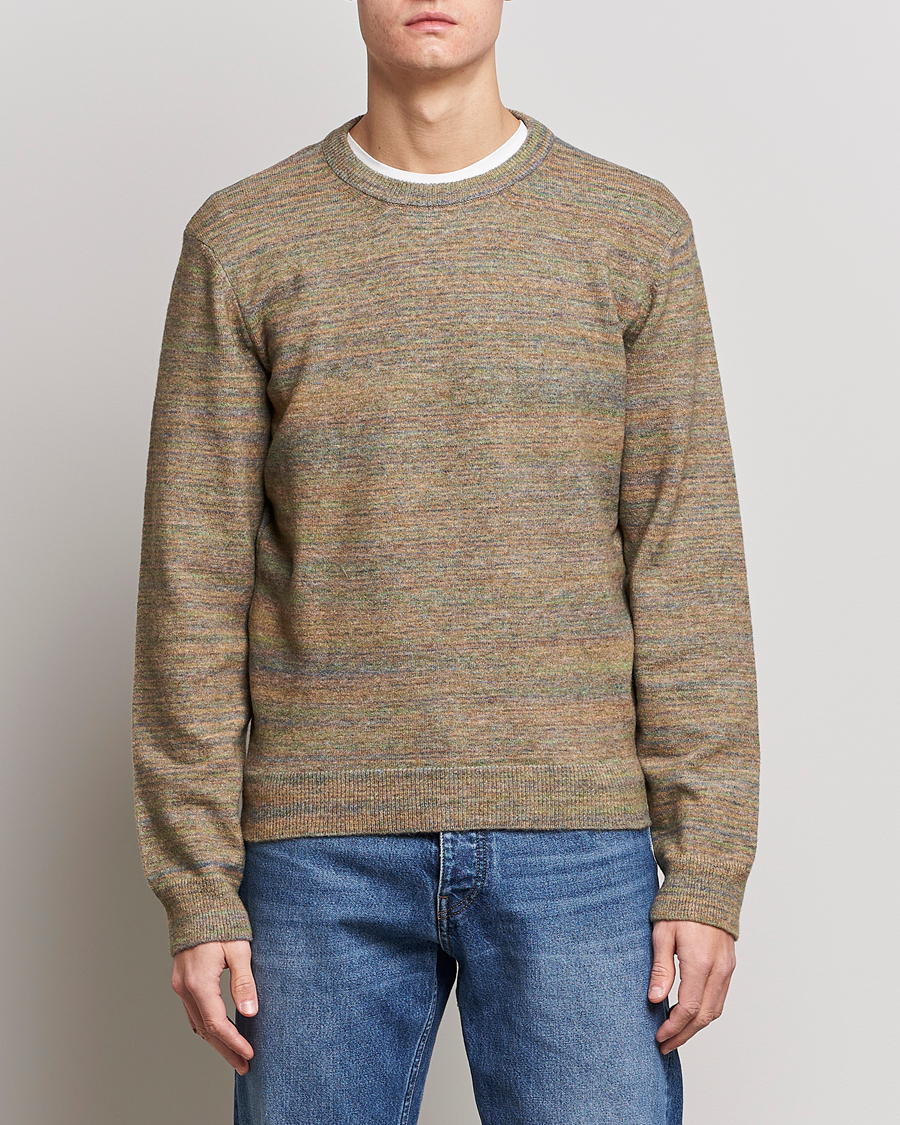 Herre | Strikkede gensere | A.P.C. | Degrade Sweater Light Khaki
