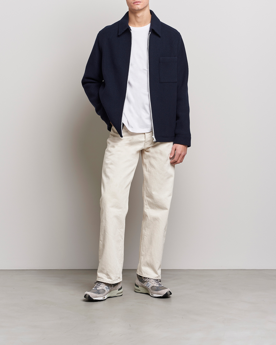 Herre | Jakker | A.P.C. | Wool Blouson Jacket Navy