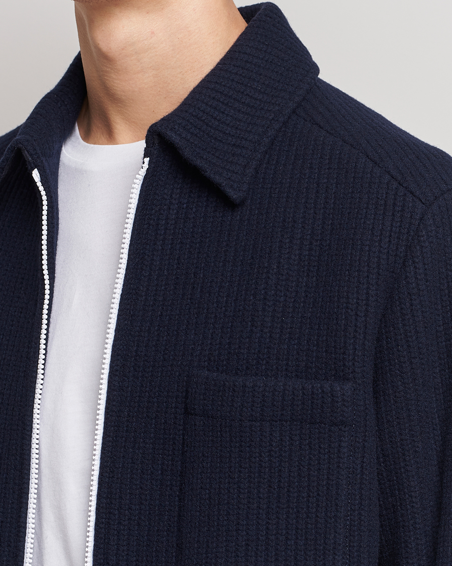 Herre | Jakker | A.P.C. | Wool Blouson Jacket Navy