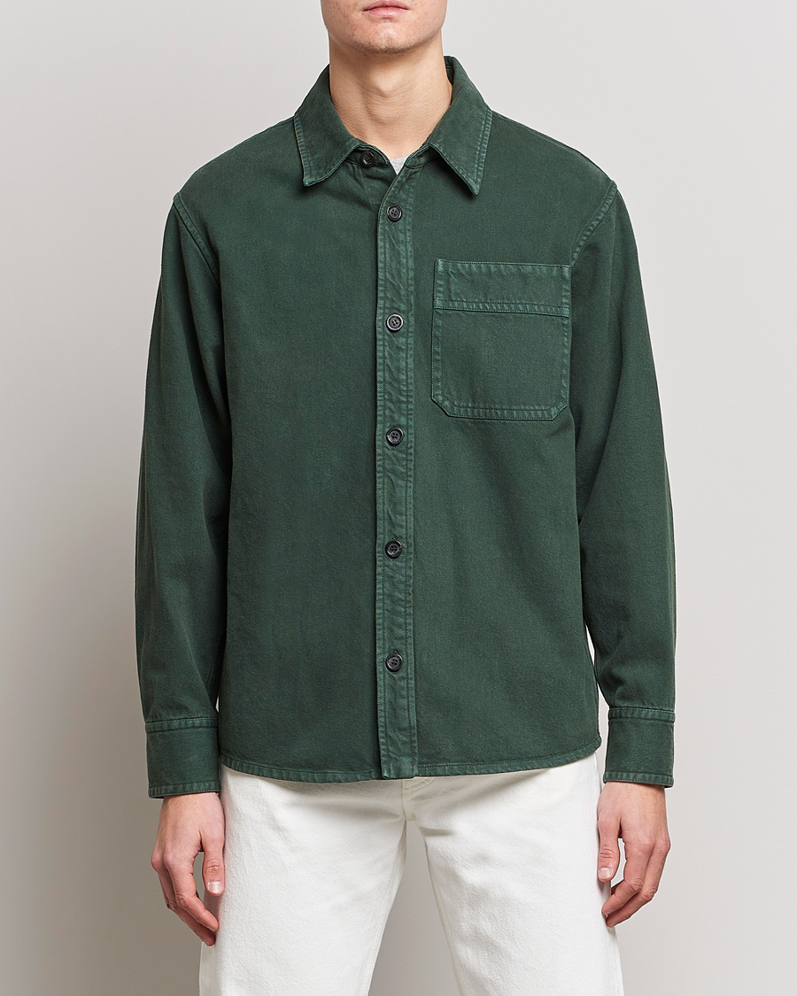 Herre | Skjorter | A.P.C. | Basile Shirt Jacket Dark Green