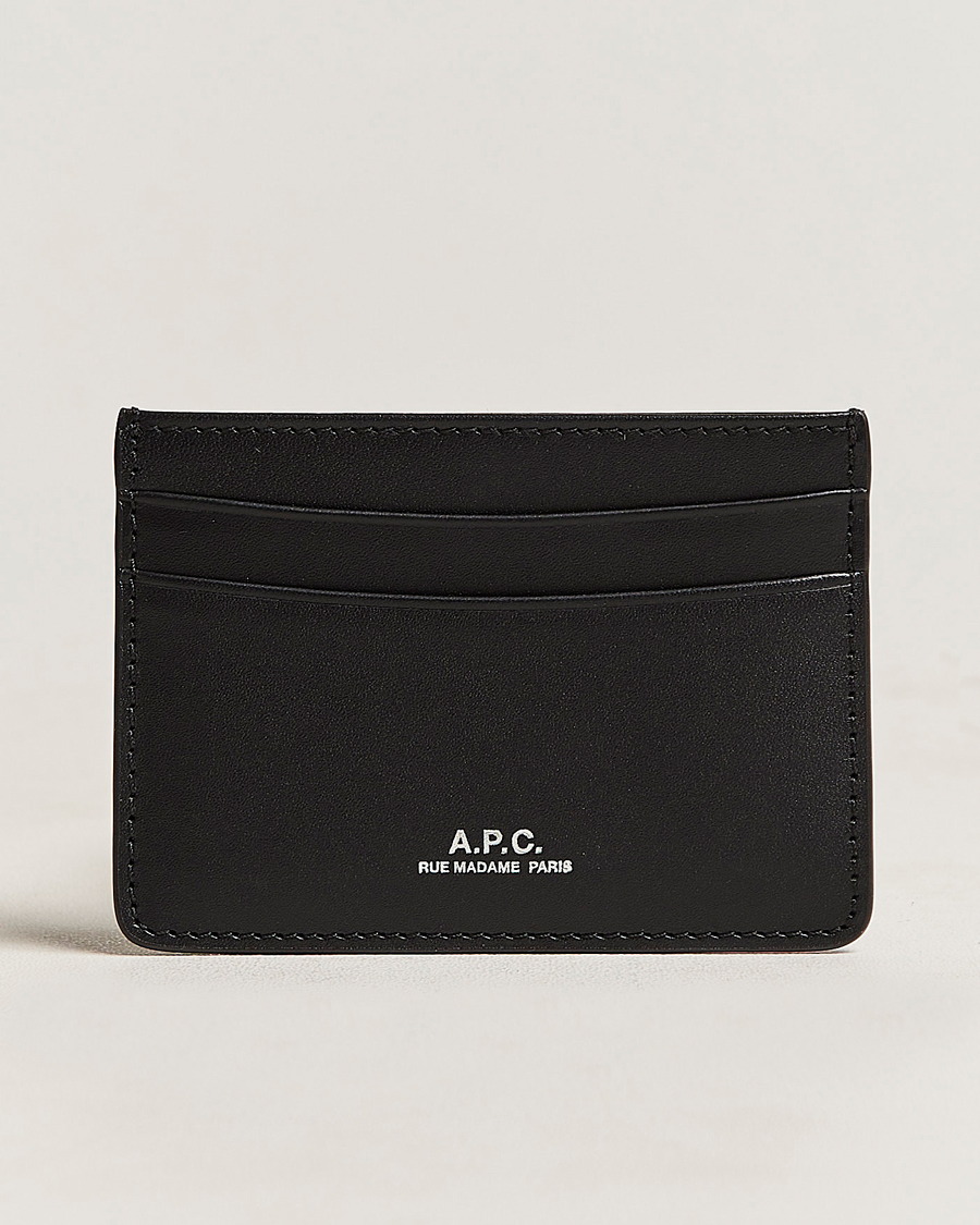 Herre |  | A.P.C. | Calf Leather Card Holder Black