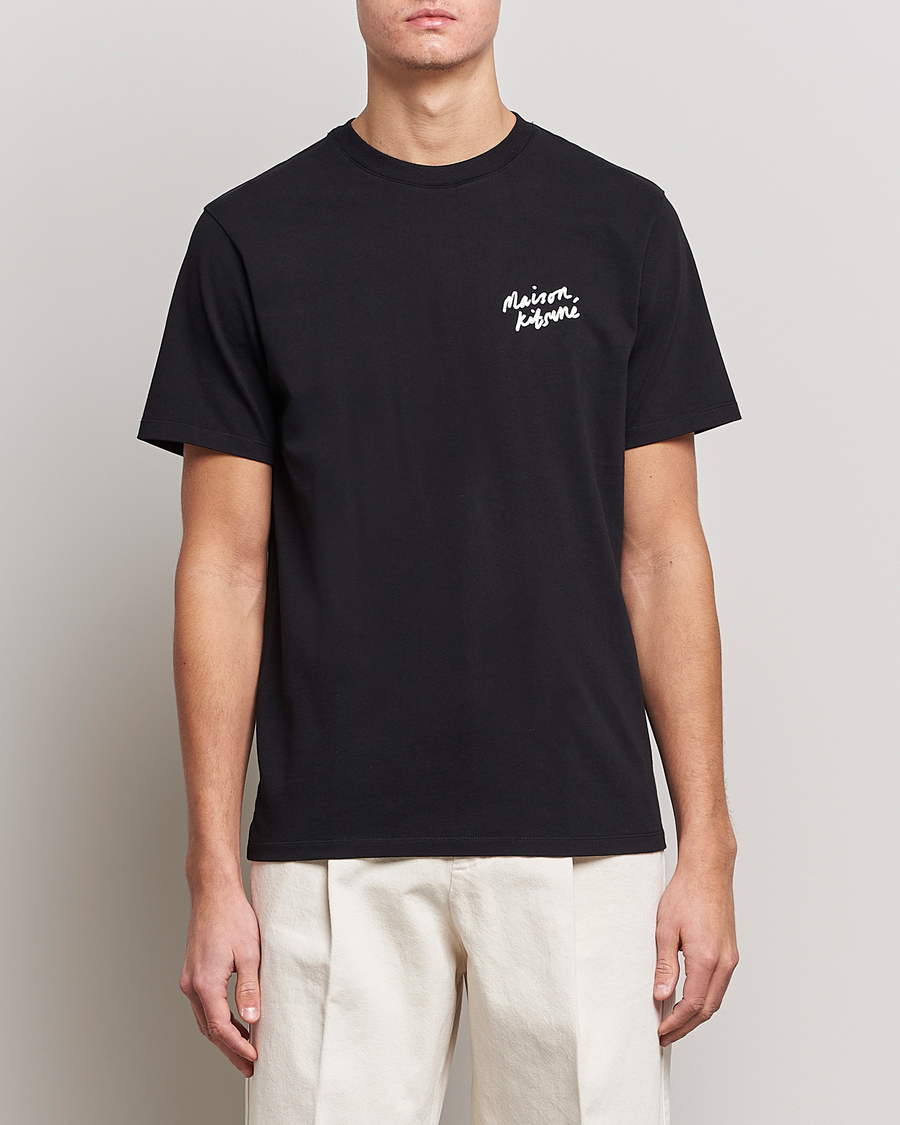 Herre |  | Maison Kitsuné | Mini Handwriting T-Shirt Black