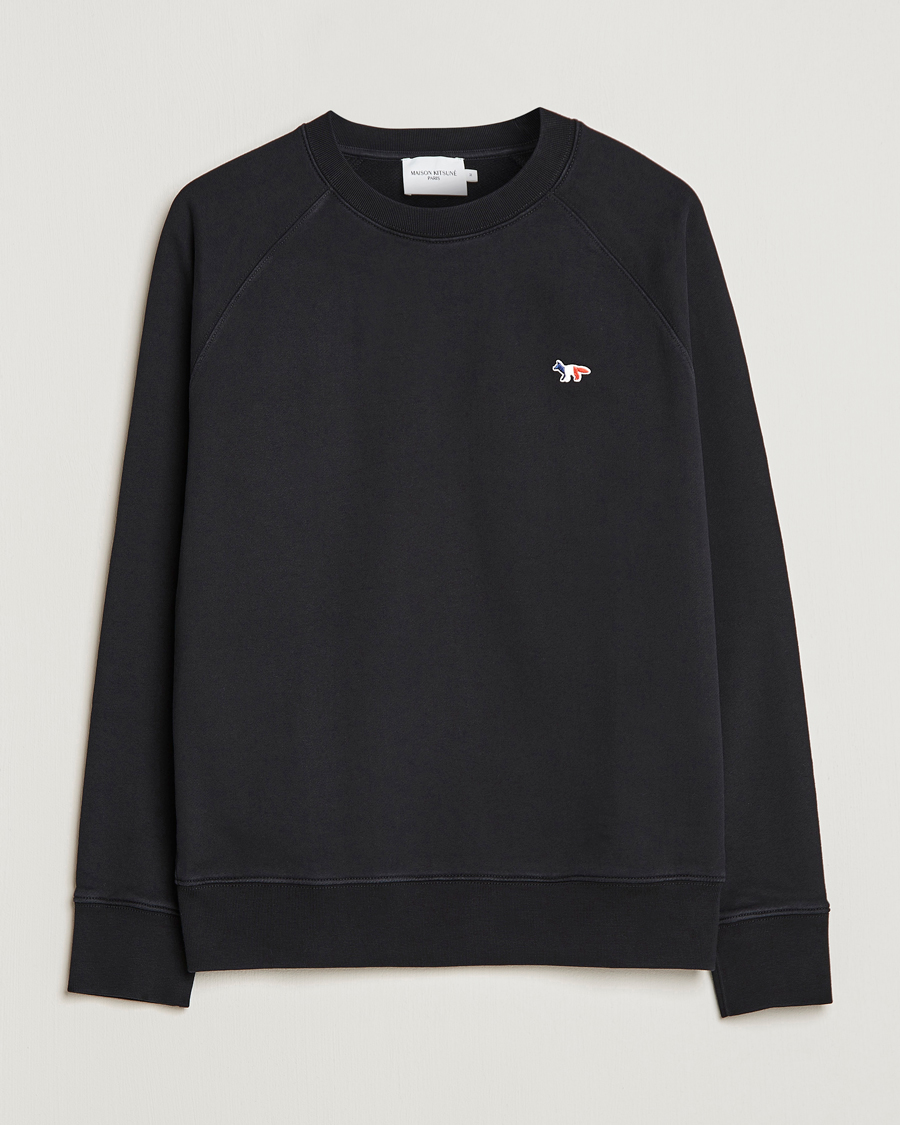 Herre | Gensere | Maison Kitsuné | Tricolor Fox Sweatshirt Black