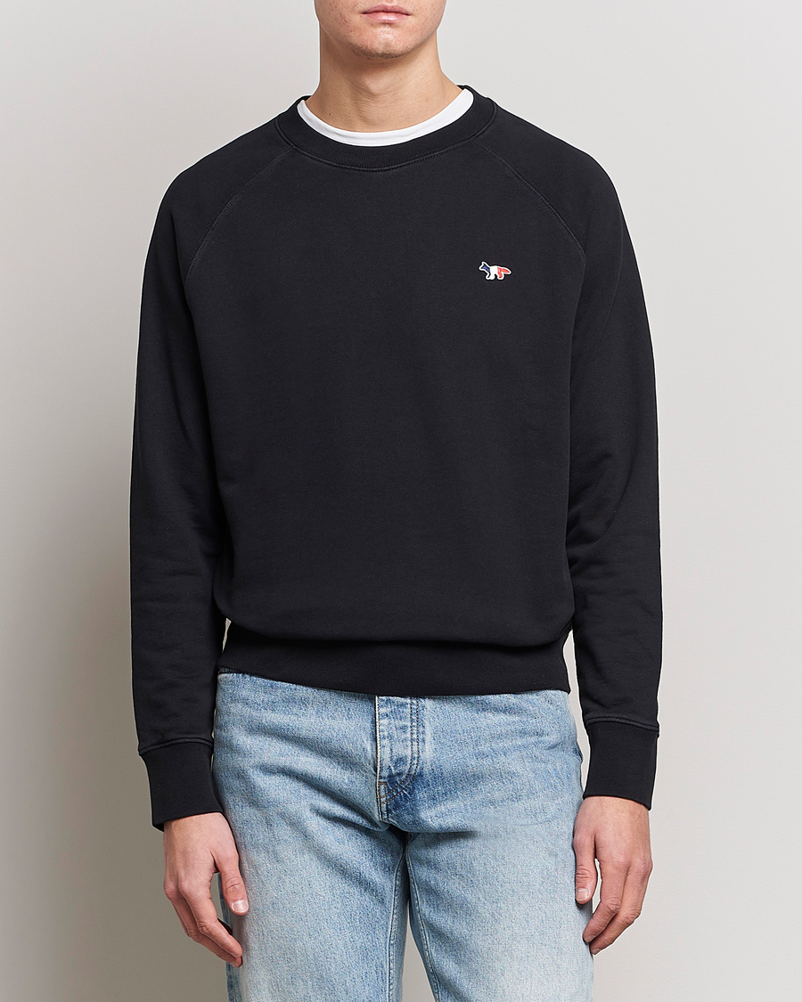 Herre | Gensere | Maison Kitsuné | Tricolor Fox Sweatshirt Black