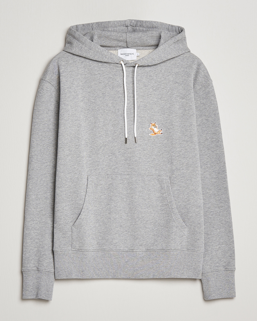 Herre | Gensere | Maison Kitsuné | Chillax Fox Hoodie Light Grey