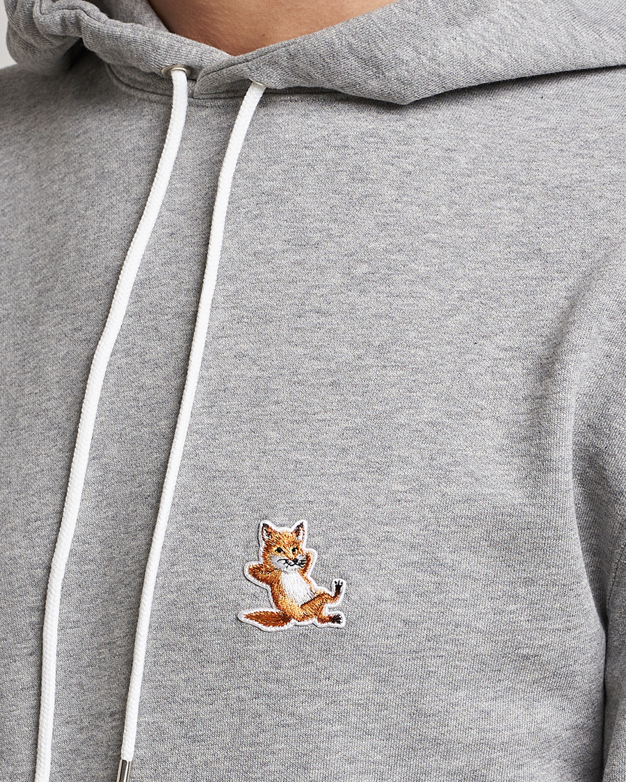 Herre | Gensere | Maison Kitsuné | Chillax Fox Hoodie Light Grey
