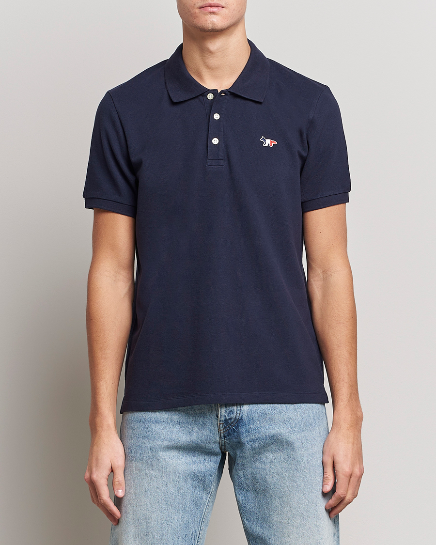 Herre |  | Maison Kitsuné | Tricolor Fox Polo Navy