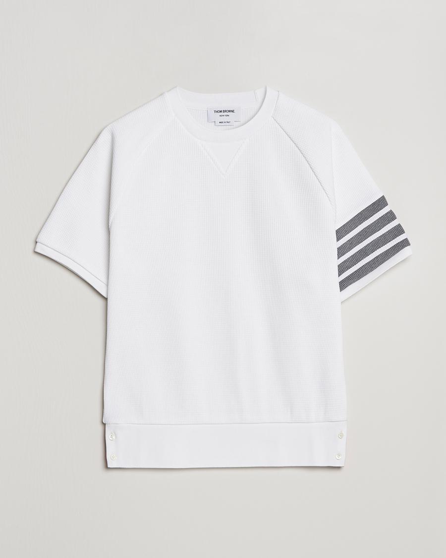 Herre | T-Shirts | Thom Browne | Short Sleeve Sweatshirt White