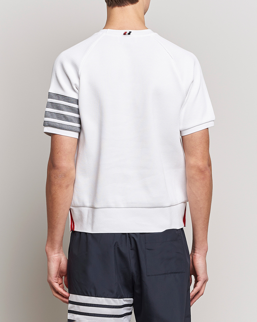 Herre | T-Shirts | Thom Browne | Short Sleeve Sweatshirt White
