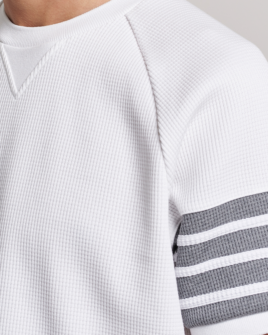 Herre | T-Shirts | Thom Browne | Short Sleeve Sweatshirt White