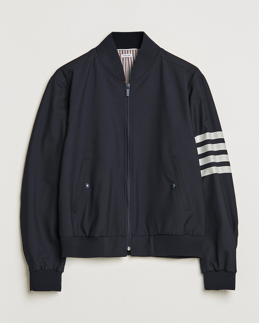 Herre | Jakker | Thom Browne | 4-Bar Blouson Jacket Navy