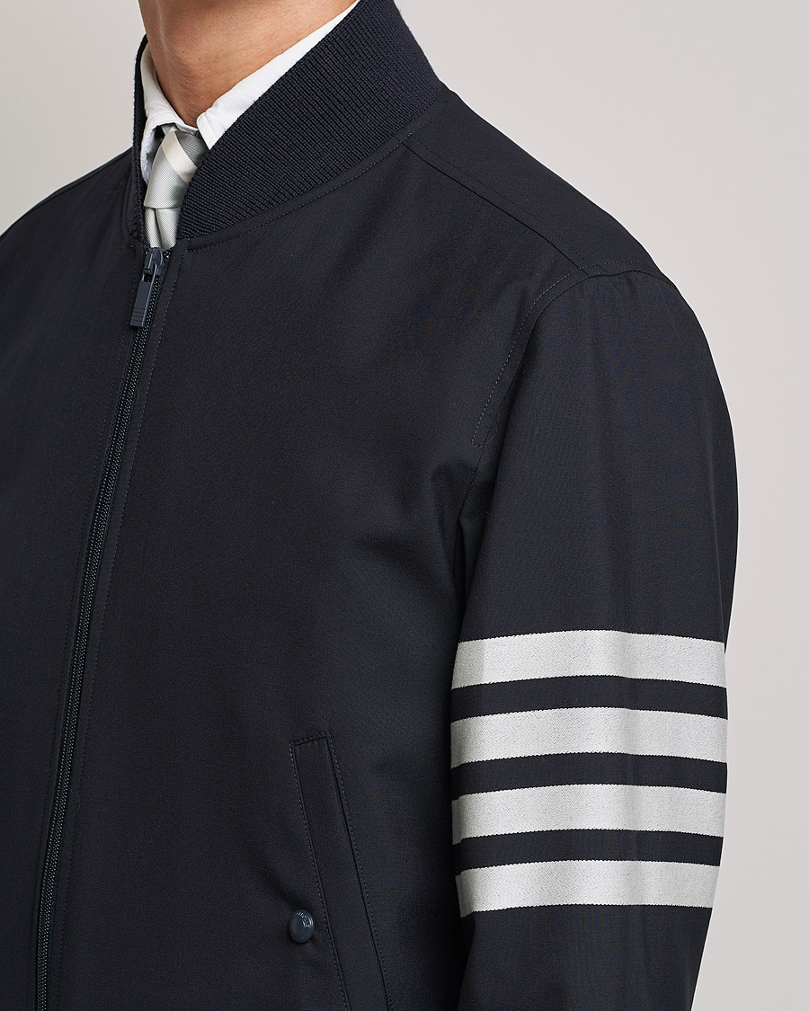 Herre | Jakker | Thom Browne | 4-Bar Blouson Jacket Navy