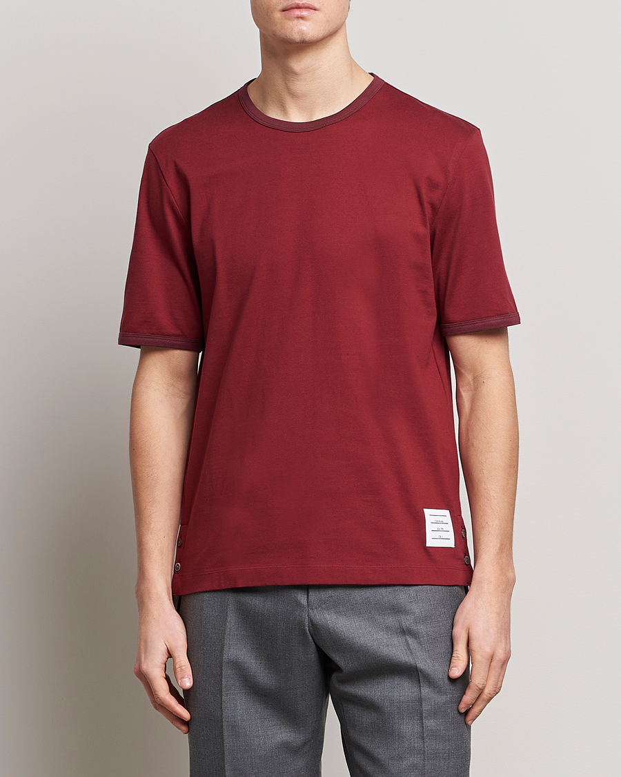 Herre |  | Thom Browne | Jersey T-Shirt Burgundy