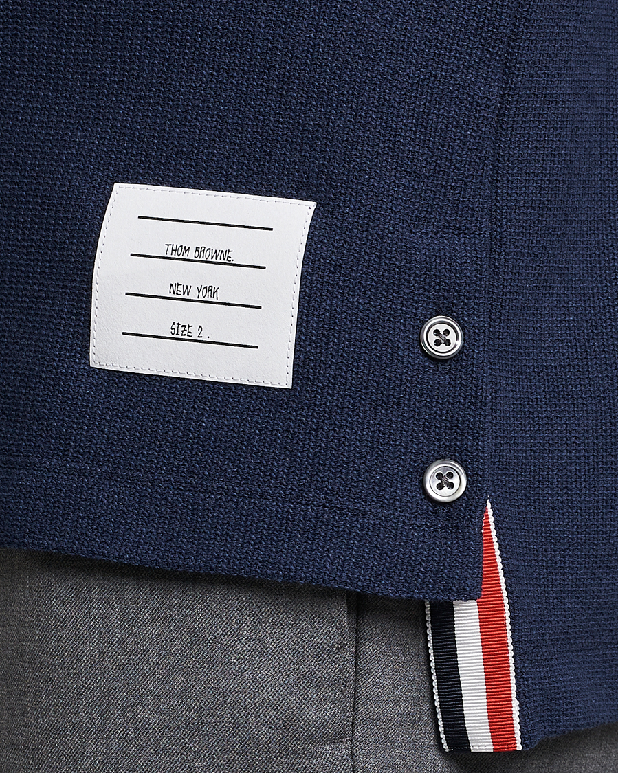 Herre | Pikéer | Thom Browne | RWB Stripe Polo Shirt Navy