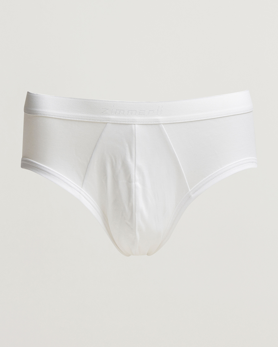 Herre | Undertøy | Zimmerli of Switzerland | Sea Island Cotton Briefs White