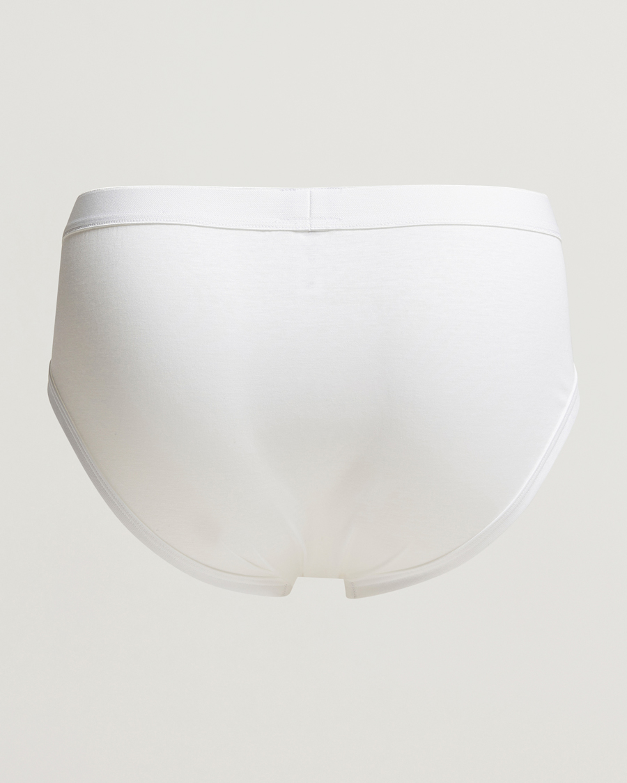 Herre | Undertøy | Zimmerli of Switzerland | Sea Island Cotton Briefs White